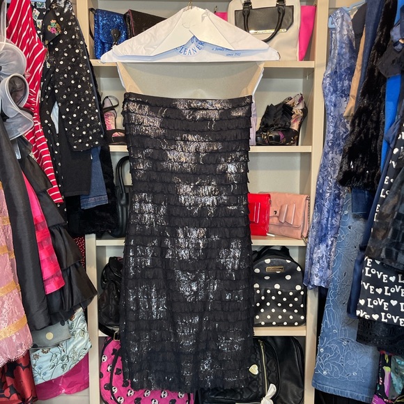 Metallic Betsey Johnson Dress - Picture 2 of 4